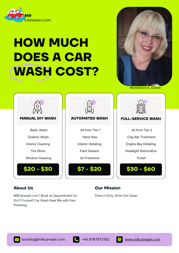 How Much Does a Car Wash Cost: Pricing & What to Expect 2024