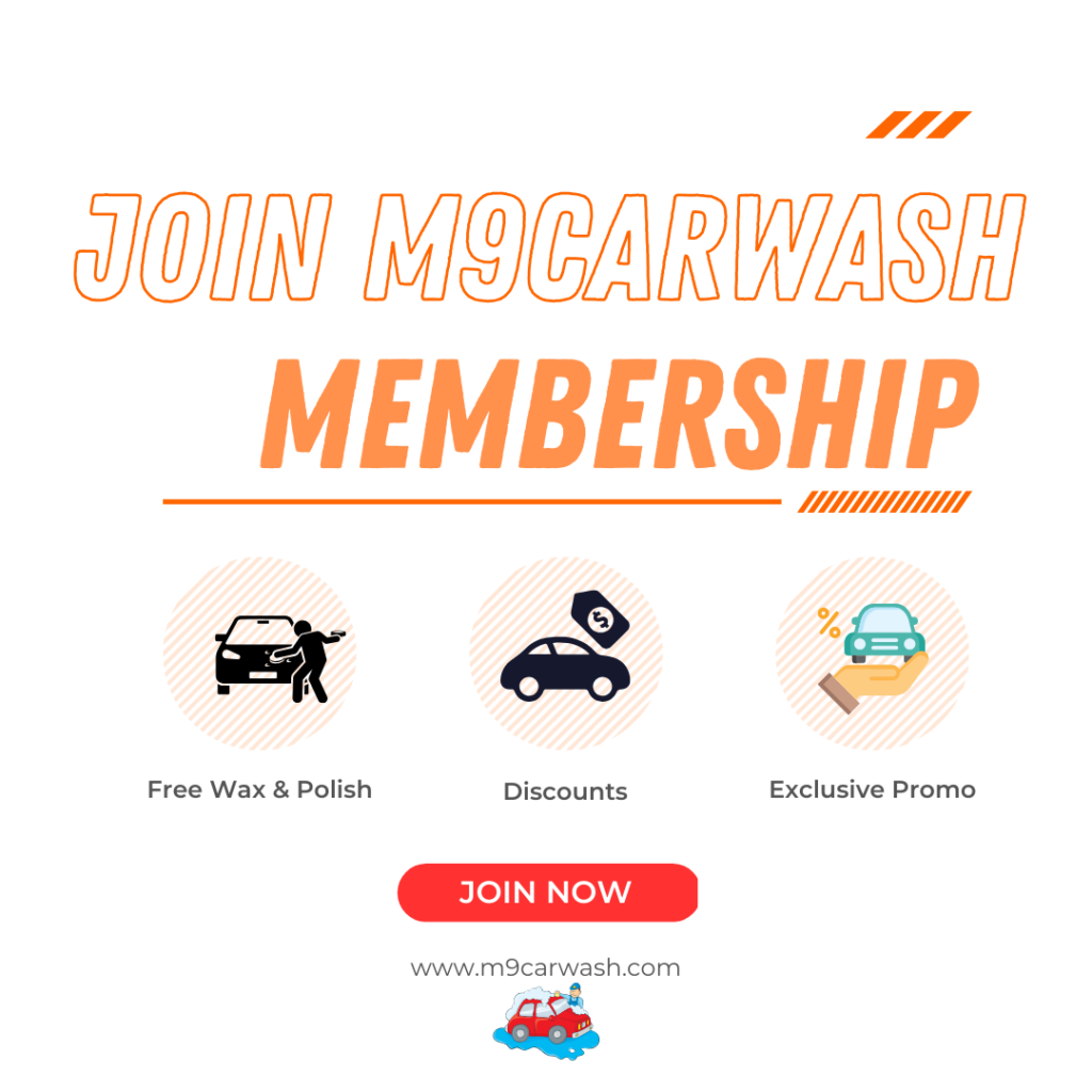 Join M9Carwash.com membership plans