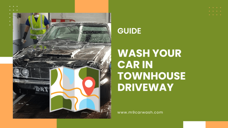 Can You Wash Your Car on Townhouse Driveway